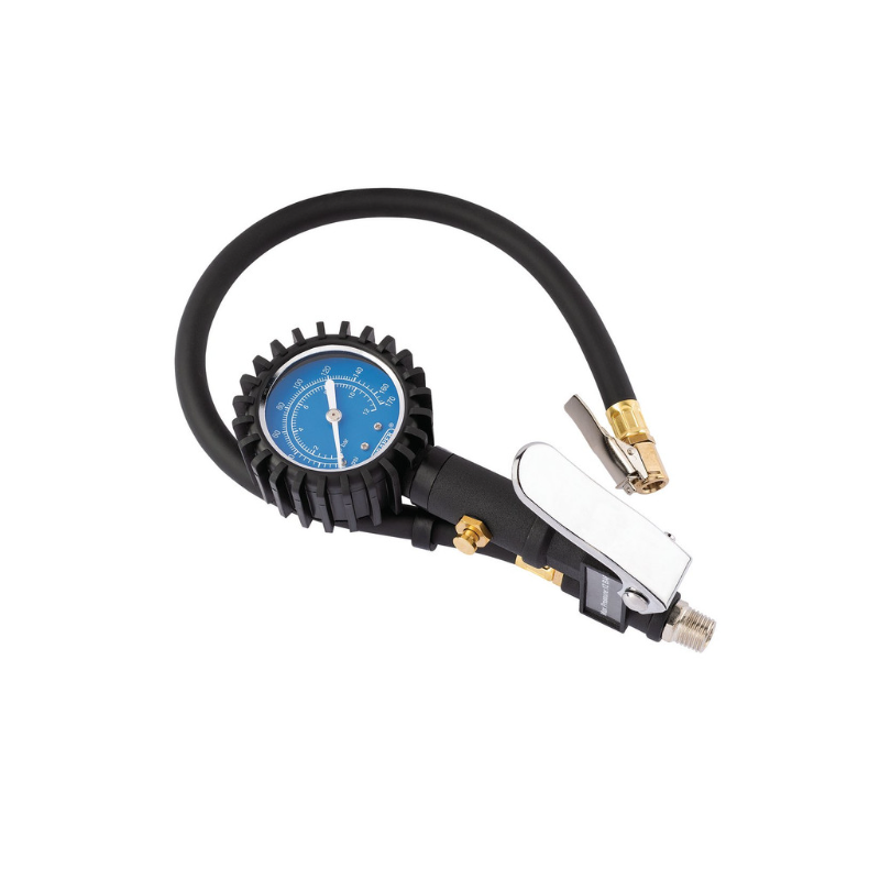 Draper Tools linear tire inflator Ø55mm 0-12B - male 1/4 BSP - DRA-91320 - D91320 - 5010559913206
