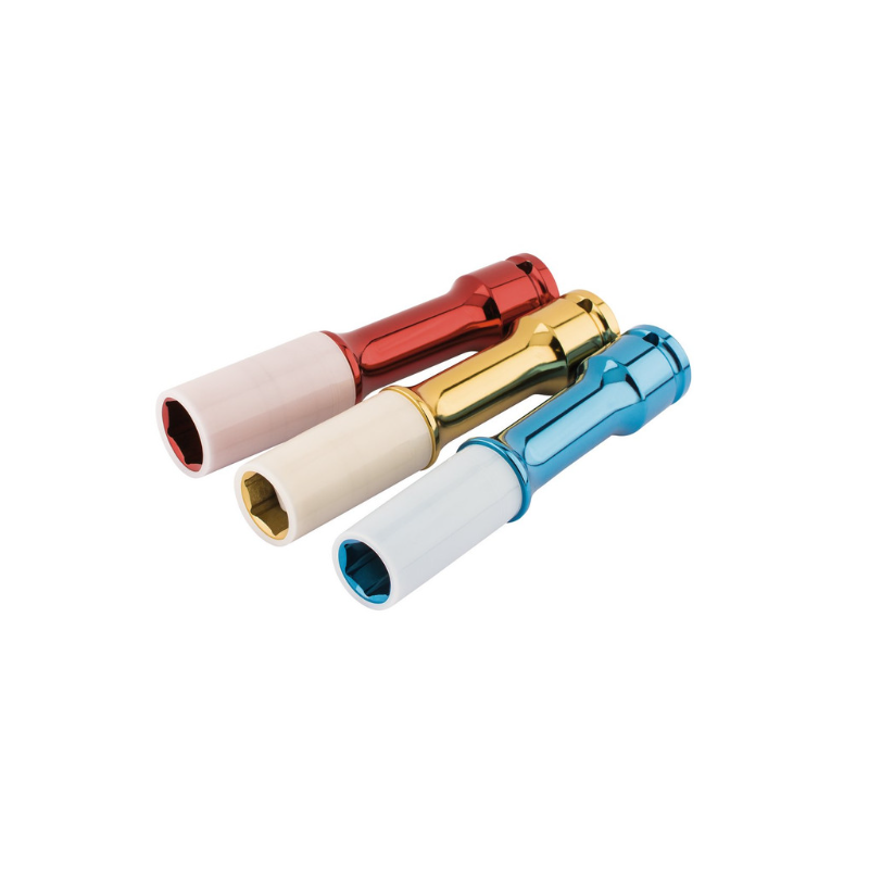 Draper Tools 1/2" long impact sockets for aluminium rims (3 pcs.) - DRA-82981 - D82981 - 5010559829811