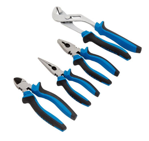 Draper Tools soft grip pliers set (4 pieces) - DRA-81147 - D81147 - 5010559811472
