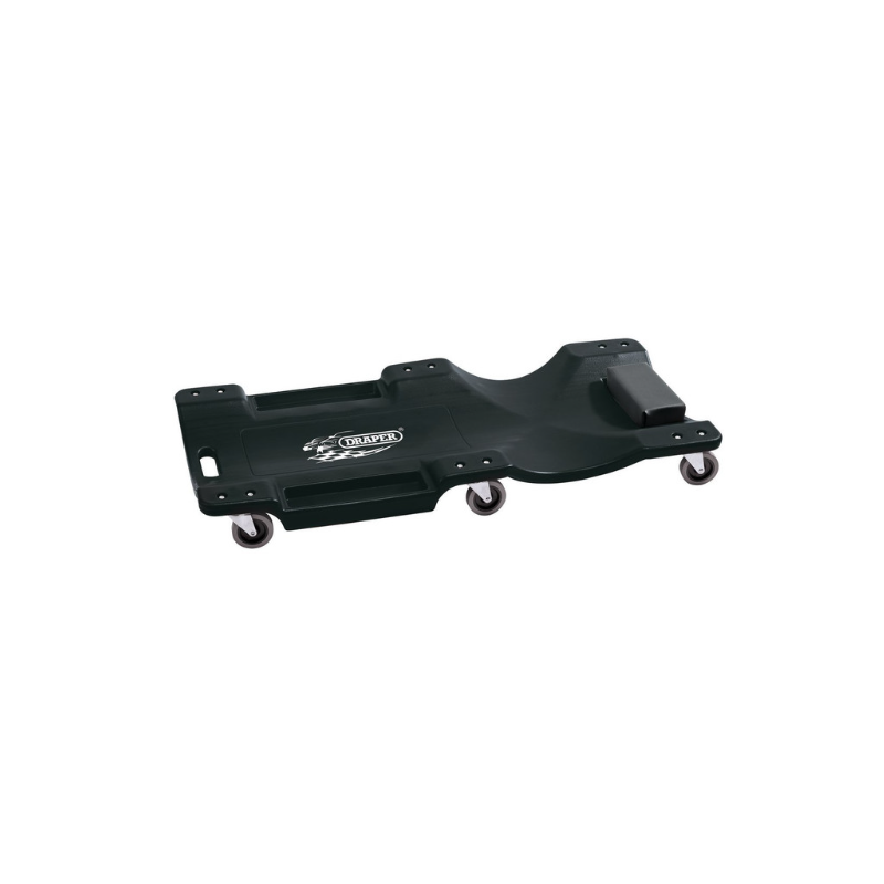 Chariot roulant de mécanicien Draper Tools noir 1010x475x130mm Max120Kg - DRA-81908 - D81908 - 5010559819089