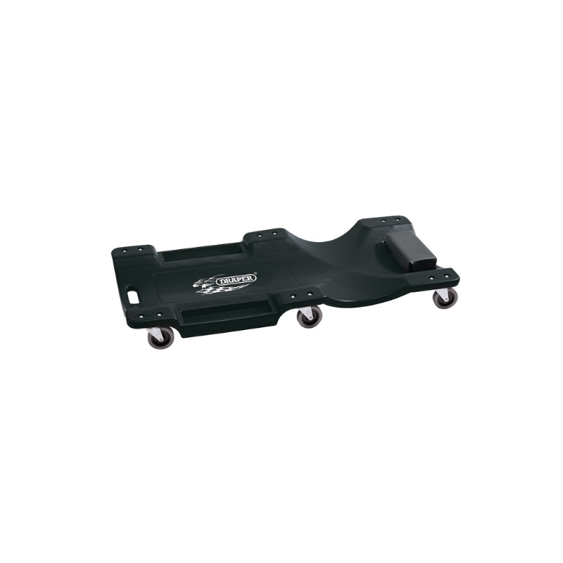 Draper Tools black mechanic creeper 1010x475x130mm Max120Kg - DRA-81908 - D81908 - 5010559819089