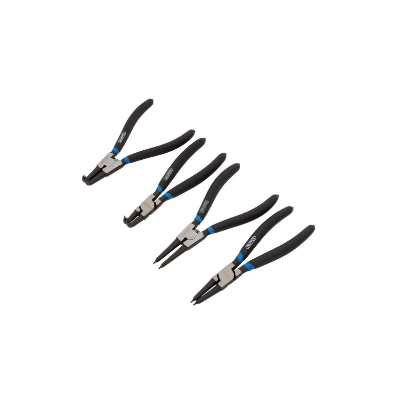 Draper Tools inner and outer circlip pliers set (4 pieces) - DRA-38999 - D38999 - 5010559389995