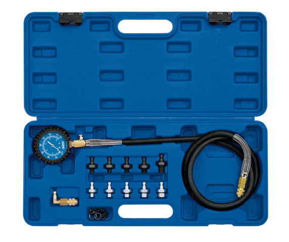 Draper Tools oil pressure test kit (12 pieces) - DRA-35879 - D35879 - 5010559358793