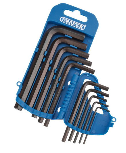 Set di chiavi esagonali metriche in valigetta Draper Tools (10 pezzi) - DRA-33687 - D33687 - 5010559336876