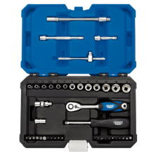 Kit clé à cliquet métrique Multi-Drive 1/4" Draper Tools (43 pièces)