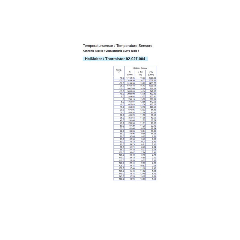 Sonde température eau VDO +40 à 120 °C 5/8-18 NF-3 323-803-001-011D - V-001011 - 323-803-001-011D - 3661768222539