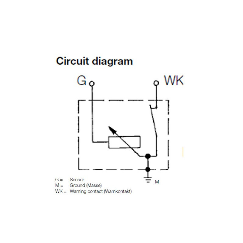 Öldrucksensor VDO Mit Warnkontakt 5 Bar 10X100 - V-030004 - 360-081-030-004C - 3661768217597