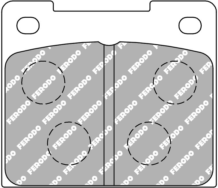 Ferodo 4003 FCP809C competition brake pads - F-CP809C - FCP809C - 3661768069790