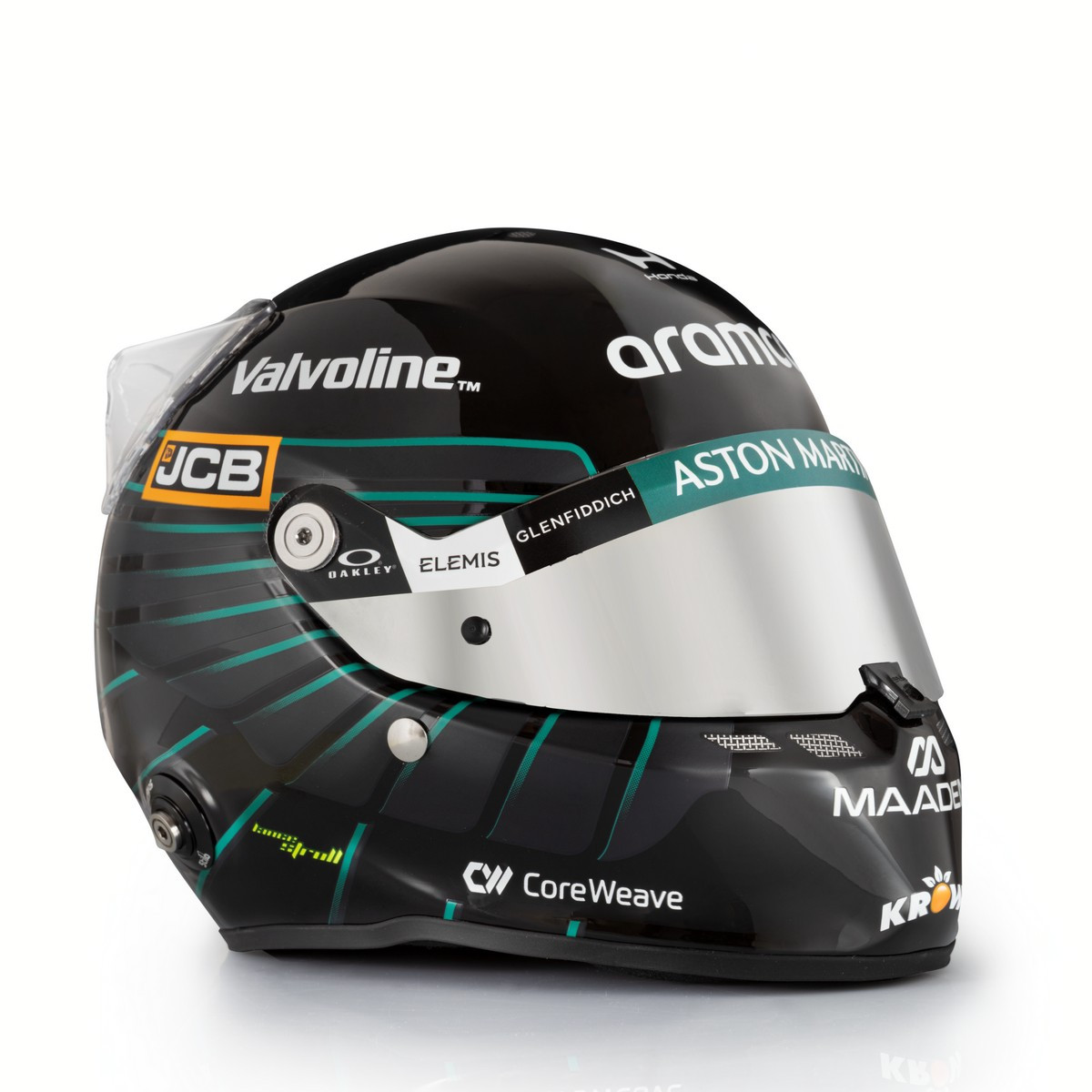 Stilo Lance Stroll 2026 Aston Martin Mini-Helm im Maßstab 1:2 - STI-26-STROLL - MH2607 - 3666618846606