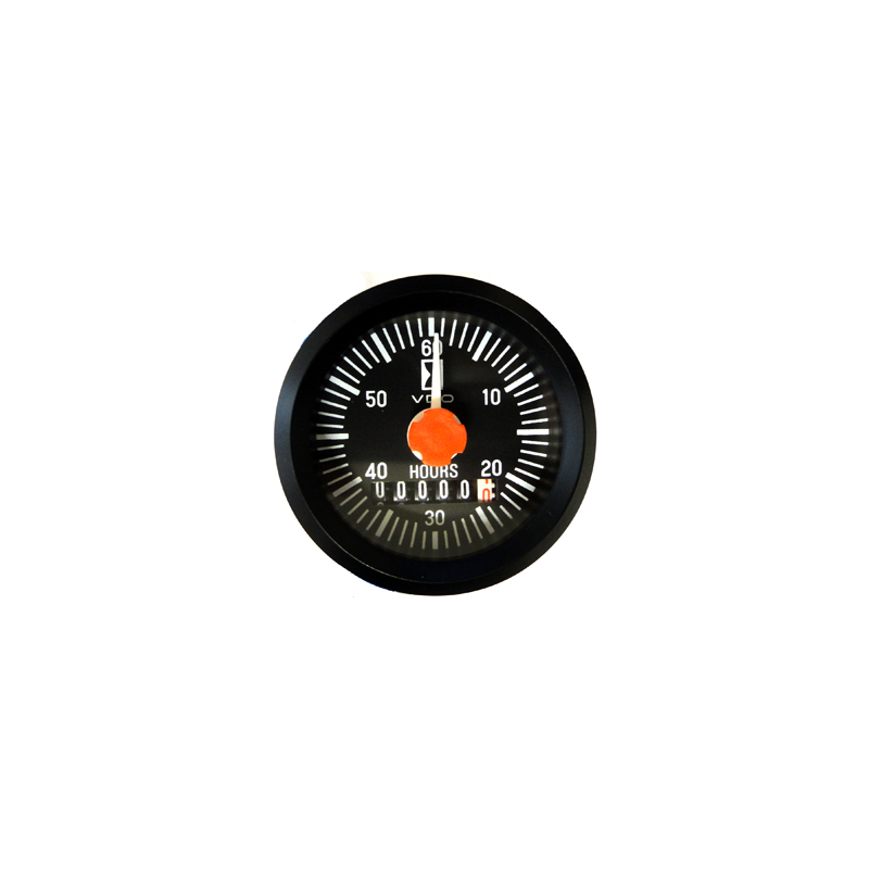 Compteur d’heures VDO Ø52 mm 0 à 99 999,9 h 331-810-012-002G - V-HO331810012002 - 331-810-012-002G - 3661768306949