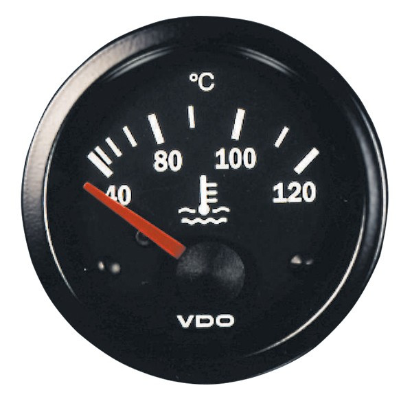 VDO Water Temperature Gauge, Ø52 mm, 40–120 °C, 310-030-002G - V-TE310-030-002 - 310-030-002G - 3661768306703