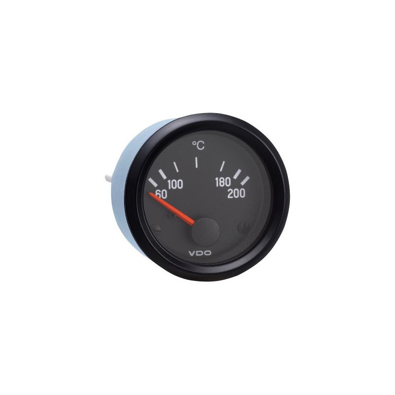 VDO Oil Temperature Gauge, Ø52 mm, +60 to 200 °C, 310-030-004G - V-TH310-010-004 - 310-030-004G - 3661768216521