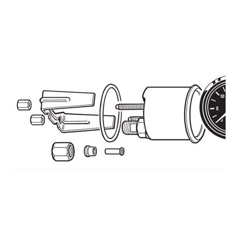 Kit di collegamento per manometro VDO 800-005-022G - V-800-005-022G - 800-005-022G - 3661768214350