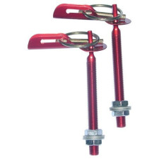 Aluminum Dakar-style hood clip (pair)
