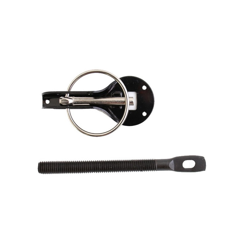 Attaches capot type Dakar en aluminium (paire) - AS-490ALN