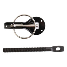 Aluminum Dakar-style hood clip (pair)