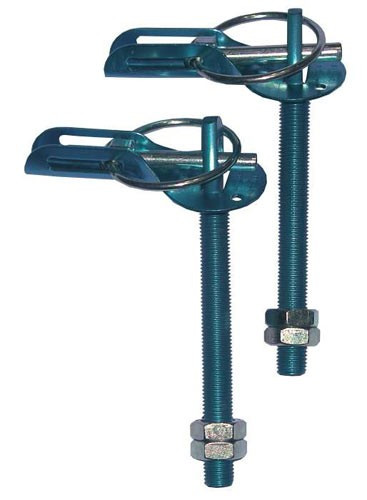 Aluminum Dakar-style hood clip (pair) - AS-490ALN