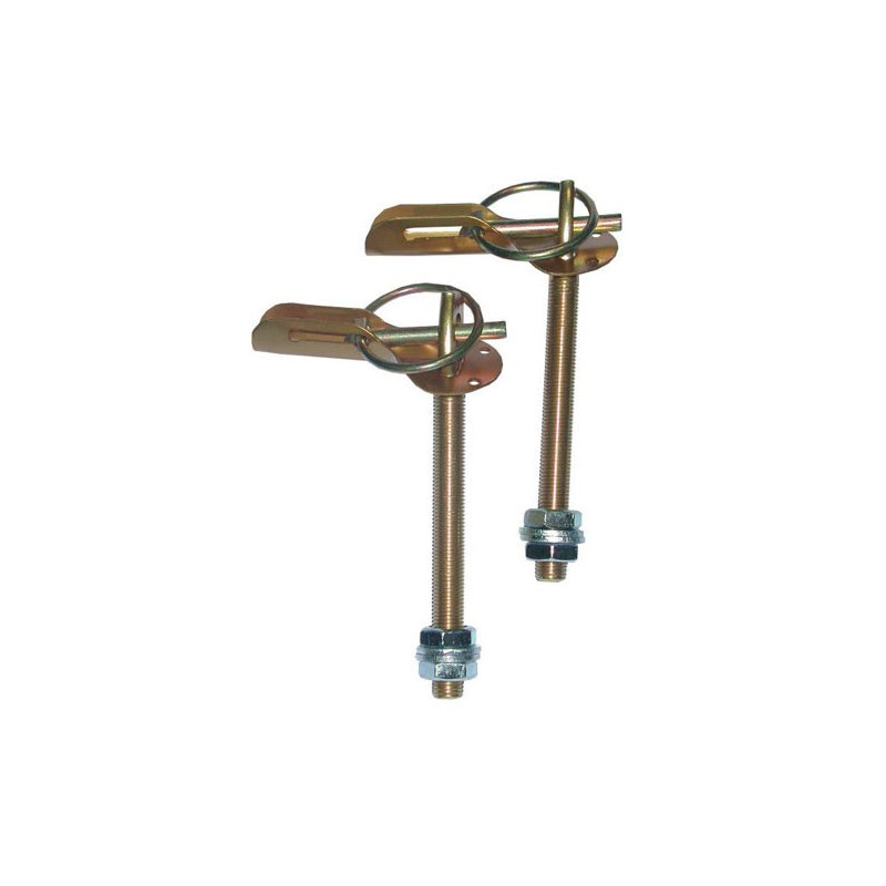 Dispositivo di chiusura del cofano tipo Dakar in alluminio (coppia) - AS-490ALN