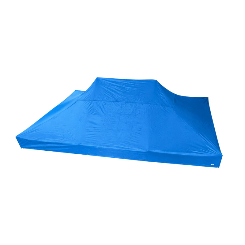 Blue Roof with Large Logo, 3 × 4.5 m Tent | GT-T3X4-5M-B-TOIT-1 - GT-T3X4-5M-B-TOIT-1 - 3666618797823