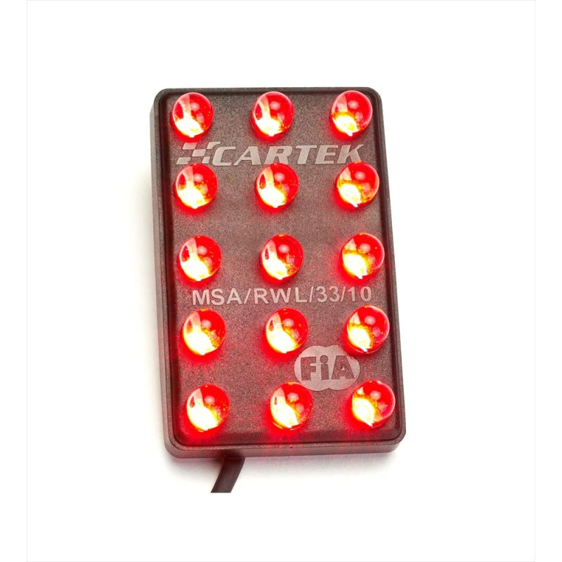 Cartek FIA Vertical Fixed LED Rain Light | CK-LR-15-V - CK-LR15 - CK-LR-15-V - 3661768330203