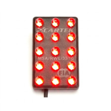 Cartek FIA LED-Regenleuchte, vertikal, feststehend | CK-LR-15-V