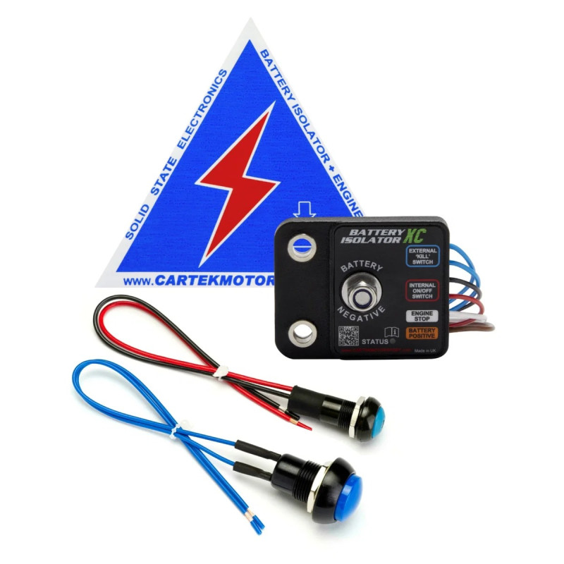 Elektronischer Cartek X-Club-Ausschalter mit Außenknopf - CK-BXC-06.B - CK-BXC-06-B