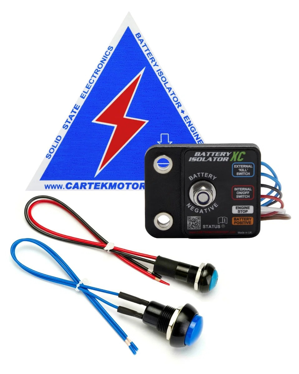 Kit coupe-circuit électronique Cartek X-Club avec bouton extérieur - CK-BXC-06.B - CK-BXC-06-B