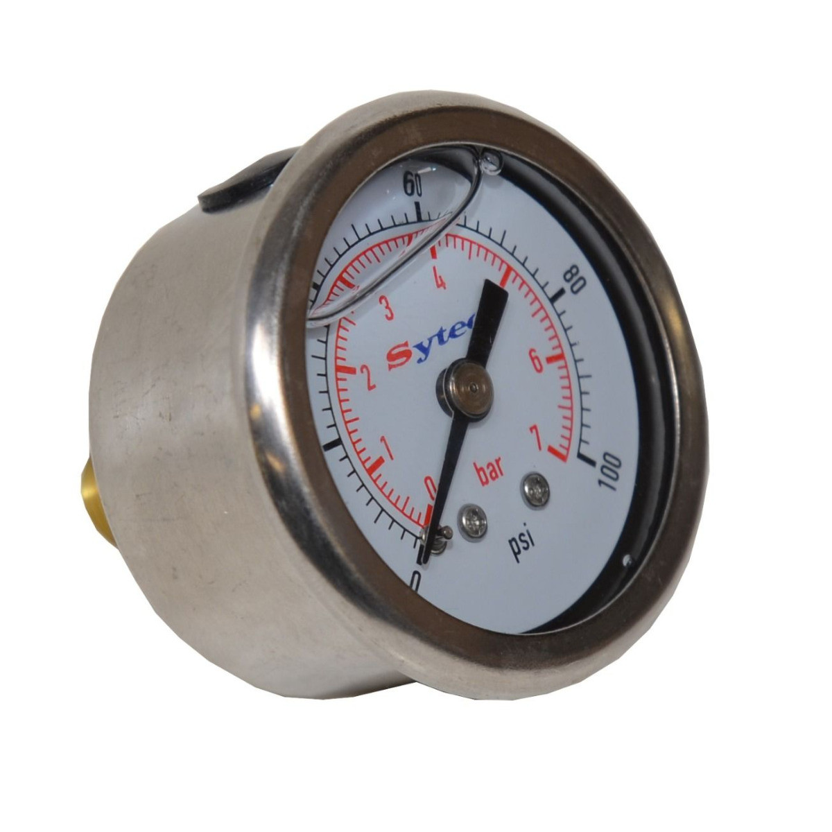 Sytec 0–7 bar Fuel Injection Pressure Gauge - FPG002 - M-MAN7B - FPG002