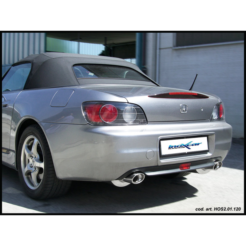 tubo Afrique Inoxcar, AFHON.SIL, decatalizzatore Honda S2000, rimozione catalizzatore, tubo in acciaio inossidabile con silenzia - IC-AFHONSIL - AFHON.SIL - 3666618851495