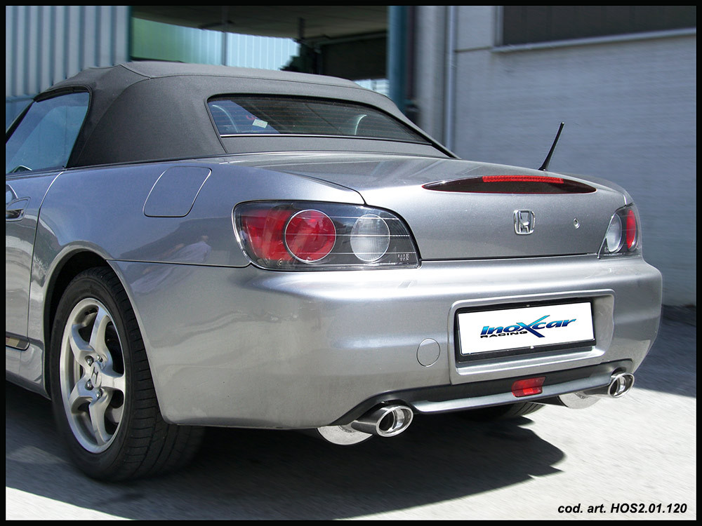tubo Afrique Inoxcar, AFHON.SIL, decatalizzatore Honda S2000, rimozione catalizzatore, tubo in acciaio inossidabile con silenzia - IC-AFHONSIL - AFHON.SIL - 3666618851495