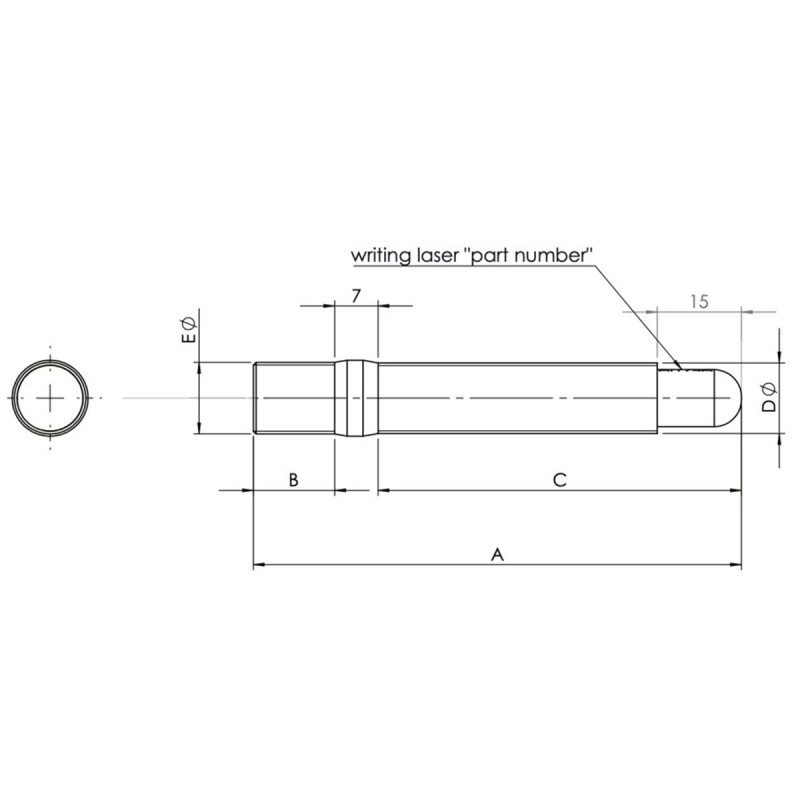 Radbolzen 12x125, Länge 102 mm – A.I. Tech AIT102A - AIT-102A - AIT102A - 3666618850542