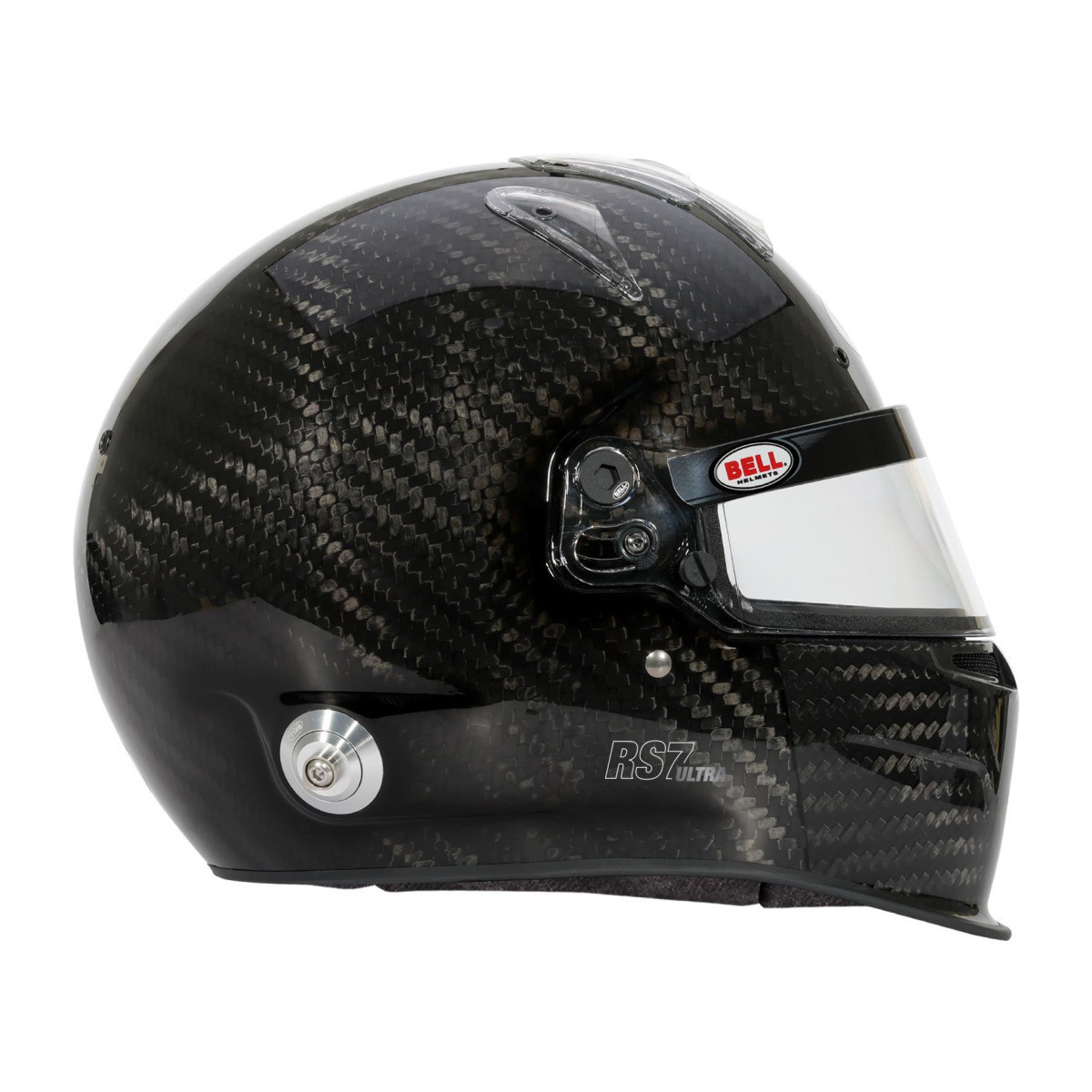 Casque BELL RS7 Carbon avec bec Hans FIA8859-2024/SA2020 - BEL-RS7-CARB-B24.61 - 1204A71
