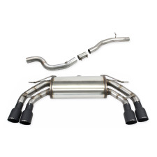 Catback + direktes Mittelrohr von Inoxcar, 2x90, Racing Black Ceramic, Cupra Ateca 2,0 TSI 4-Drive, 2023–2026
