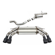 Catback +tube central avec silencieux Inoxcar 2x90 Racing Black Ceramic Cupra Ateca 2,0TSI 4-Drive 2023-2026