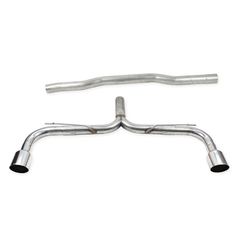 Inoxcar 100 Racing right + left rear exhaust without muffler Mini Countryman (F60) 2,0 Cooper S 2021 on - IC-MICO3810RA - MICO.38.10RA - 3666618798691