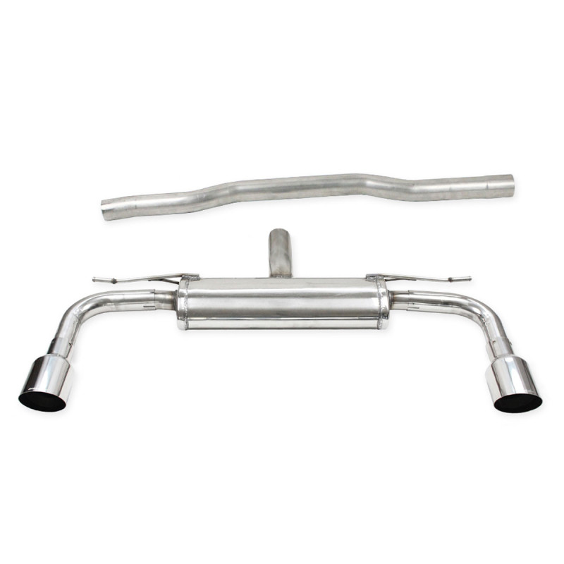 Posteriore silenziato destro + sinistro 100 Racing Inoxcar Mini Countryman (F60) 2,0 Cooper S dopo 2021 - IC-MICO3710RA - MICO.37.10RA - 3666618798684