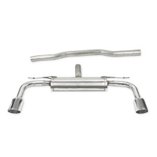 Posteriore silenziato destro + sinistro 100 X-Race Inoxcar Mini Countryman (F60) 2,0 Cooper S dopo 2021