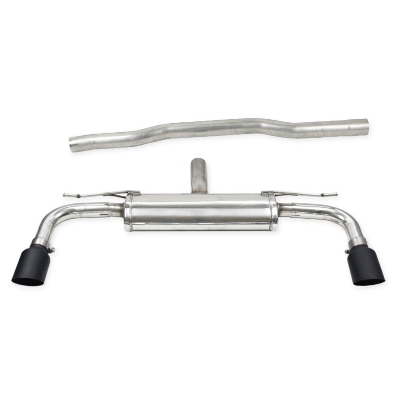 Silencieux arrière droit + gauche 100Racing Black Ceramic Inoxcar Mini Countryman (F60) 2,0 Cooper S après 2021 - IC-MICO3710CBK - MICO.37.10CBLACK - 3666618798516