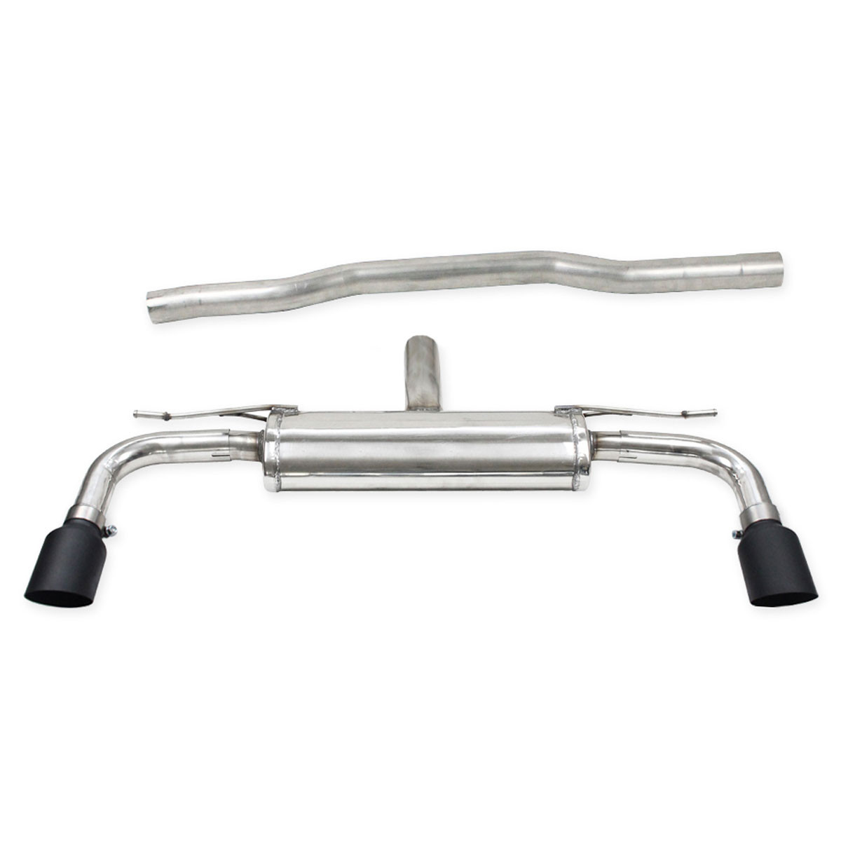 Silencieux arrière droit + gauche 100Racing Black Ceramic Inoxcar Mini Countryman (F60) 2,0 Cooper S après 2021 - IC-MICO3710CBK - MICO.37.10CBLACK - 3666618798516