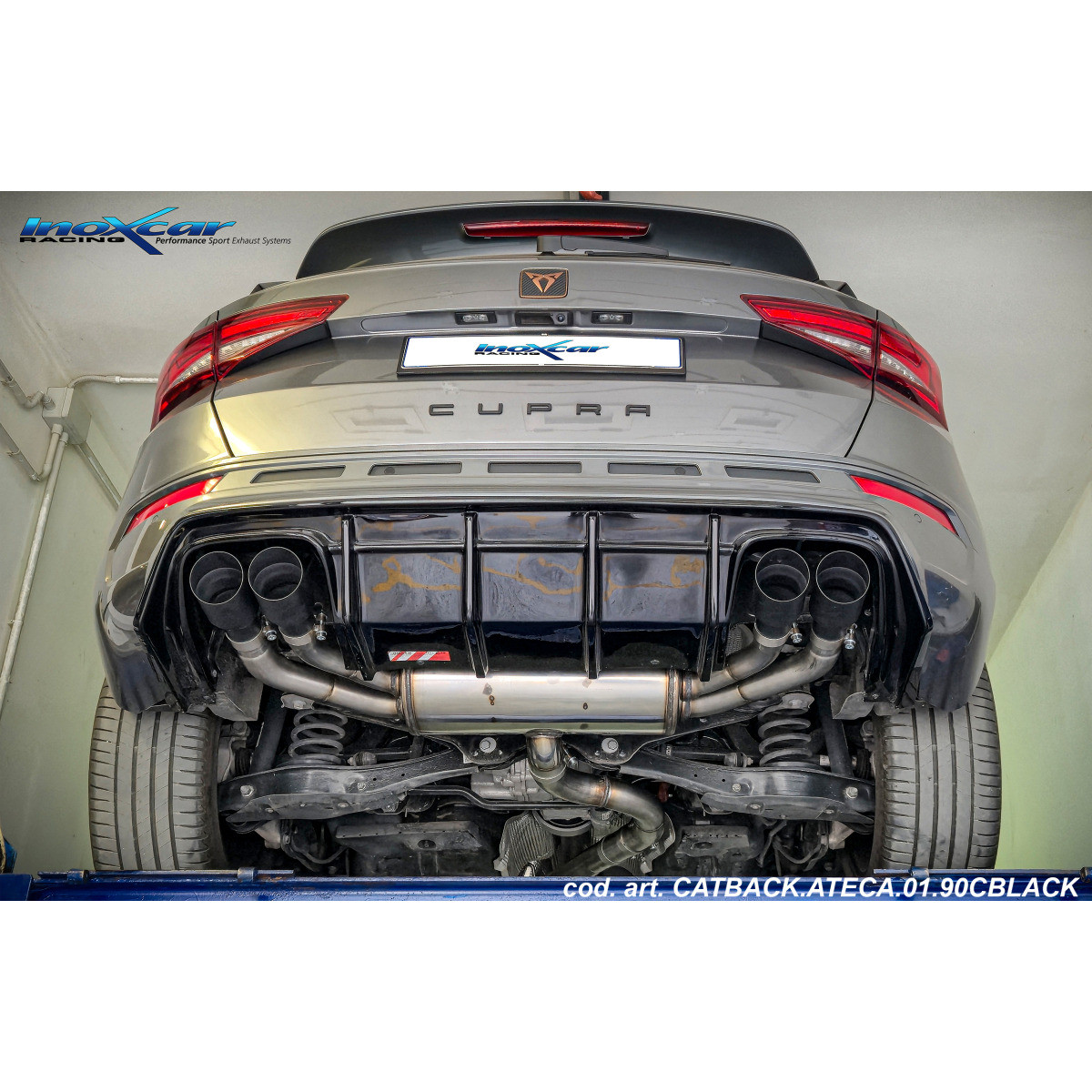 Cat-Back Inoxcar Ateca 190 PS – CATBACK.ATECA.01.90CBLACK - IC-CATBACKATECA0190CBK - CATBACK.ATECA.01.90CBLACK - 3666618850306