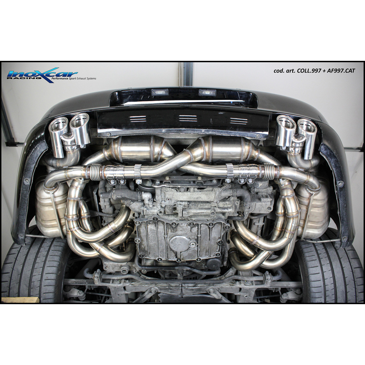 Inoxcar Exhaust Manifolds for Porsche 997 Carrera and 4S - COLL.997 - IC-COLL997 - COLL.997 - 3666618555003