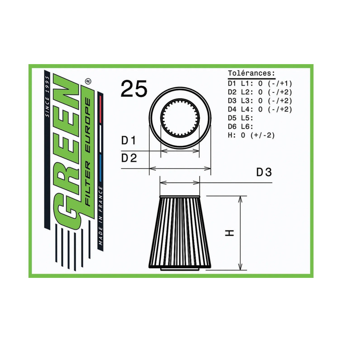 Luftfilter Green BMW E84/E87/E90 - GR-G491614 - G491614 - 3661768472828