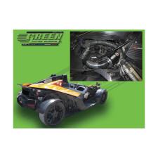 CARBONE-Direkteinlass-Kit GREEN FILTER KTM X-BOW 2,0L 16V TFSI 08-