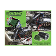 Kit admission directe CARBONE GREEN FILTER HONDA CIVIC III DOOR 1,5L i LS 16V VTEC-E 96-00
