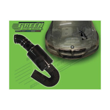 CARBONE-Direkteinlass-Kit GREEN FILTER BMW SERIE 3 (E90/E91/E92) 325 i 24V (6-Zylinder) 06-