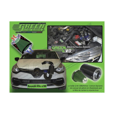 Kit CARBONE-Direkteinlass GREEN FILTER RENAULT CLIO IV 1,6L TURBO RS 03/13-