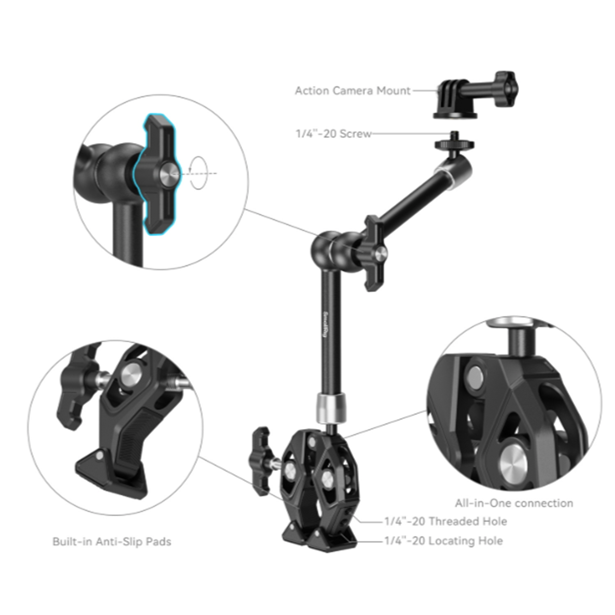 Support de caméra SmallRig - CAM-FIX07 - 4454 - 3666618852218
