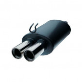 Scarico / Silenziatore Volkswagen Golf 4 Benzina 2 Uscite Tonde