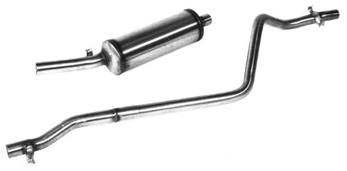 Ligne Groupe N Inox Volkswagen Golf 1 1.6 GTi 45mm - O-QN021 - 3661768208854