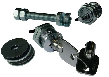 Bonnet Pin with Key Lock (Pair) - AS-486 - 3661768031766
